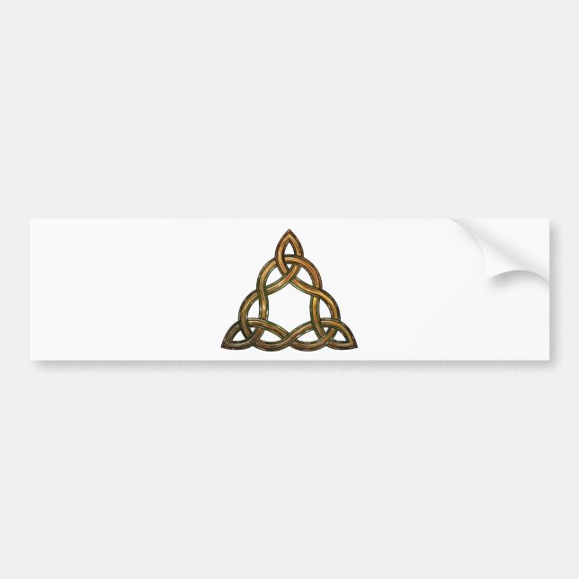celtic triquetra bumper sticker (Front)