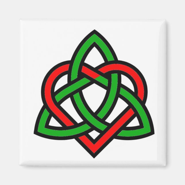 Celtic Triquetra Heart Magnet (Front)