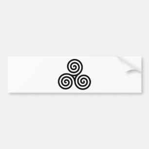 Celtic Triquetra Knot II Bumper Sticker