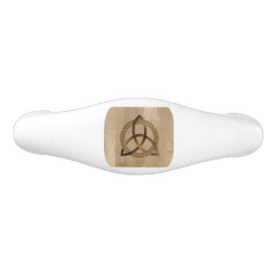 Celtic Triquetra Trinity Knot Ceramic Drawer Pull