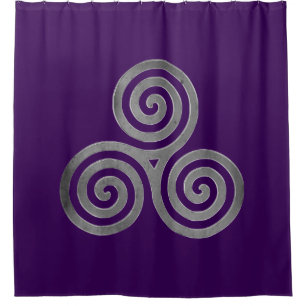 Celtic Triskele antique silver
