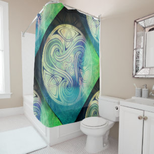 Celtic Triskele curtain