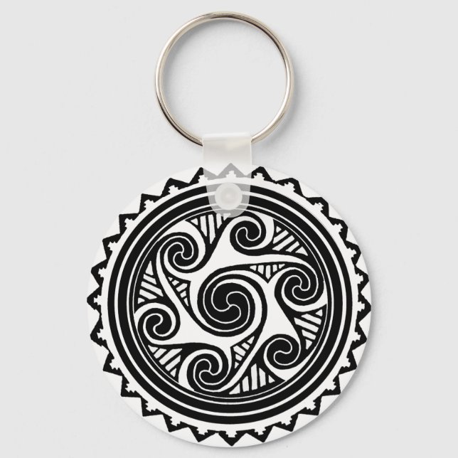 Celtic Triskele Keychain (Front)