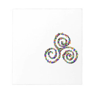Celtic Triskelion Strength Notepad