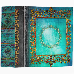 Celtic Turquoise Fairytale Ancient Tome Binder