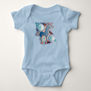 Celtic unicorn baby bodysuit