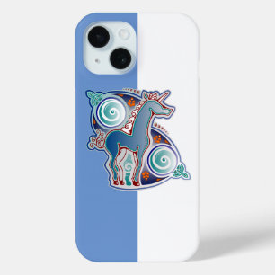 Celtic unicorn iPhone 15 case
