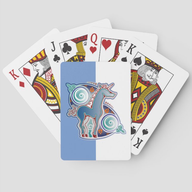 Celtic Unicorn Playing Cards (Back)