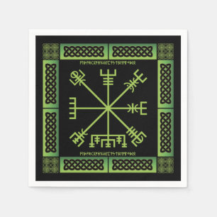 Celtic Vegvisir Paper Napkins