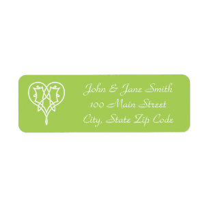 Celtic Weave Heart in Peridot Retourner l'adresse