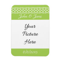Celtic Weave Hearts in Peridot Reminder Magnet