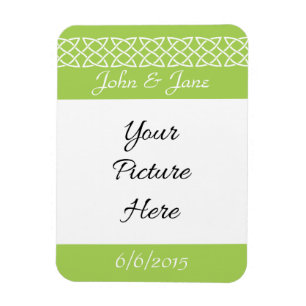 Celtic Weave Hearts in Peridot Reminder Magnet