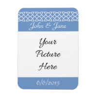 Celtic Weave Hearts in Periwinkle Reminder Magnet