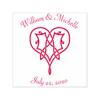 Celtic Weave Hearts Self-Inking Accent Stamp