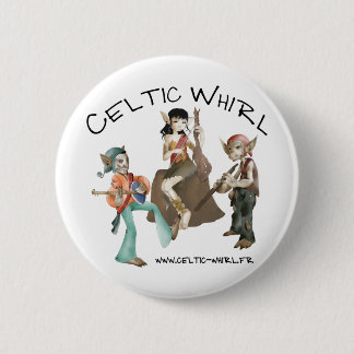 Celtic Whirl swipes in 2 Inch Round Button
