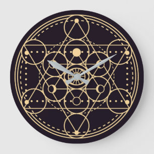Celtic/Wiccan Symbol Large Clock