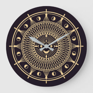 Celtic/Wiccan Symbol Large Clock