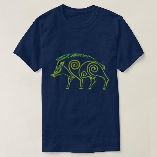 Celtic wild boar T-Shirt (Design Front)