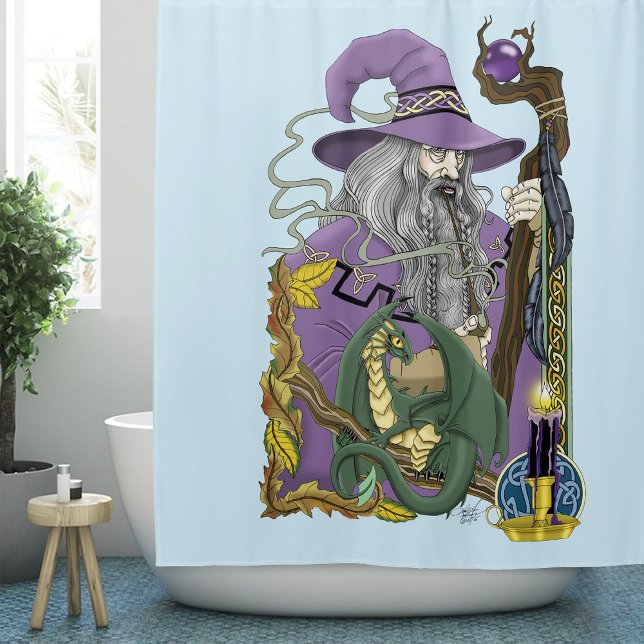 Celtic Wizard Dragon Fantasy Purple (Creator Uploaded)