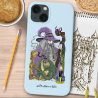 Celtic Wizard Dragon Fantasy Purple