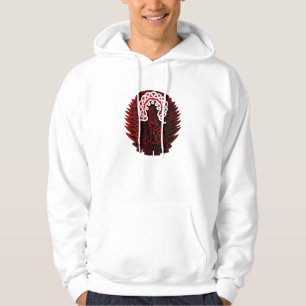 Celtic Wolf/moon, red Hoodie