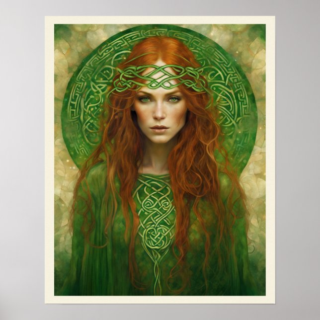 Celtic Women Series 7 of 17 Art Print Poster (Front)