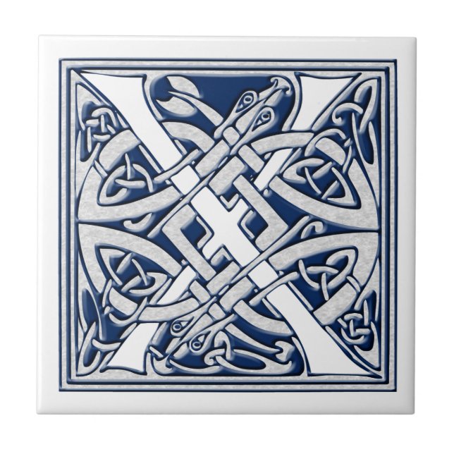 Celtic X Monogram Tile (Front)