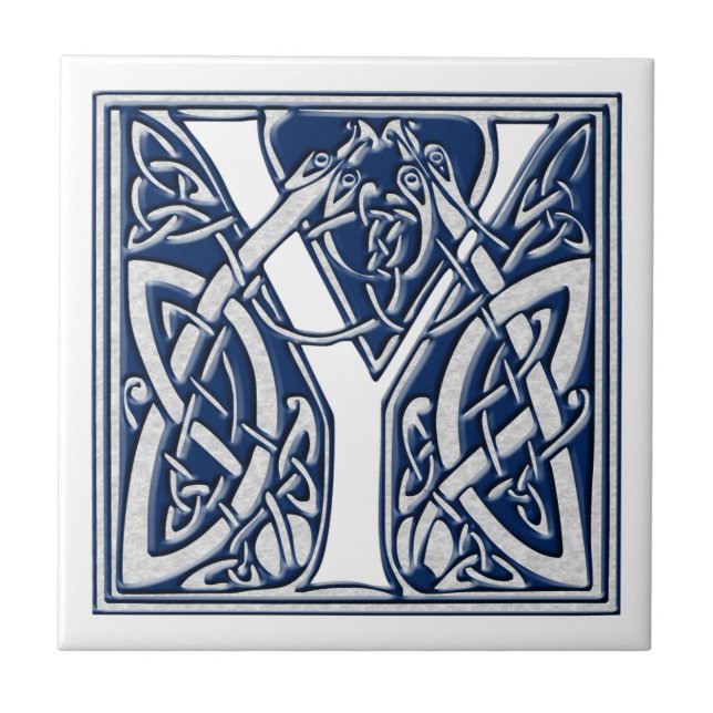 Celtic Y Monogram Tile (Front)