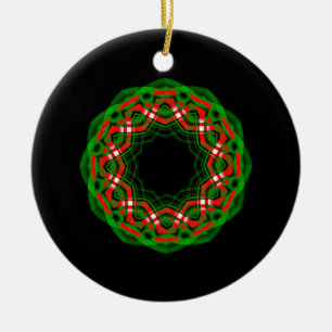 Celtic Yule Festival Ceramic Ornament