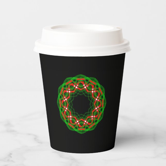 Celtic Yule Festival Paper Cups (Front)