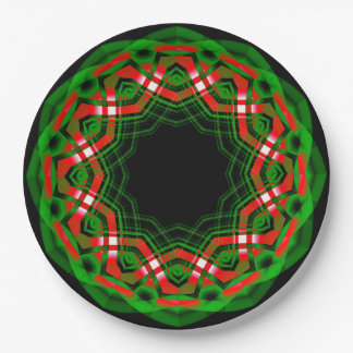 Celtic Yule Festival Paper Plate
