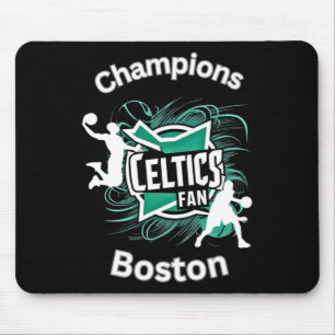 Celtics Basketball Tri-blend Mouse Pad