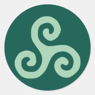 Celtism 1 classic round sticker