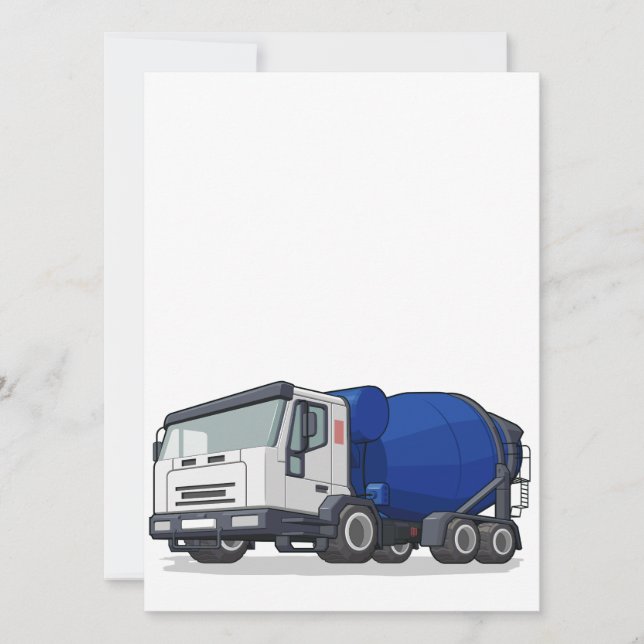 Cement Mixer Truck (Front)