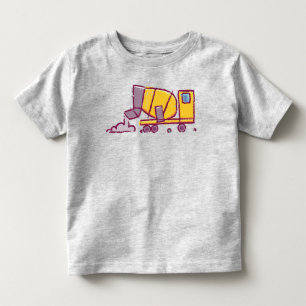 Cement Mixer Truck Drawing – Inspired by Kids - Toddler T-shirt