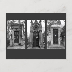 Cemetery Crypts Postcard