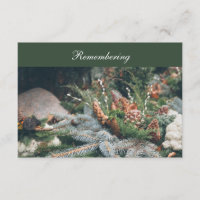 Cemetery decoration Death Anniversary Invitation