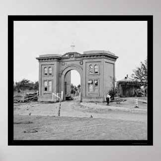 Cemetery Gatehouse at Gettysburg 1863 Poster