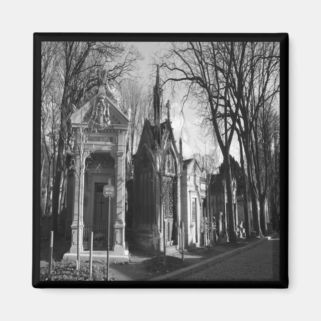 Cemetery Mausoleum Gothic magnet (Front)