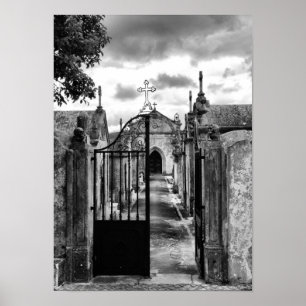 Cemetery of Porto de Mos, Portugal Poster