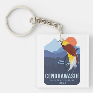 Cendrawasih Keychain