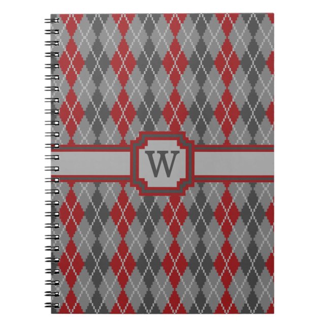 Cendres et Braises Cahier Argyle (Devant)