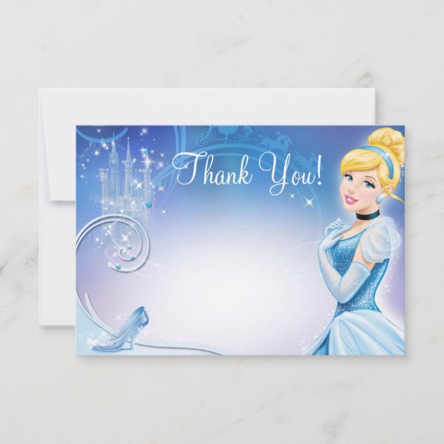 Cendrillon 3 Cartes de remerciement (Devant)