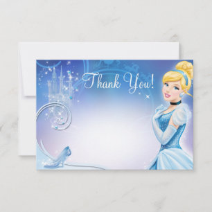 Cendrillon 3 Cartes de remerciement