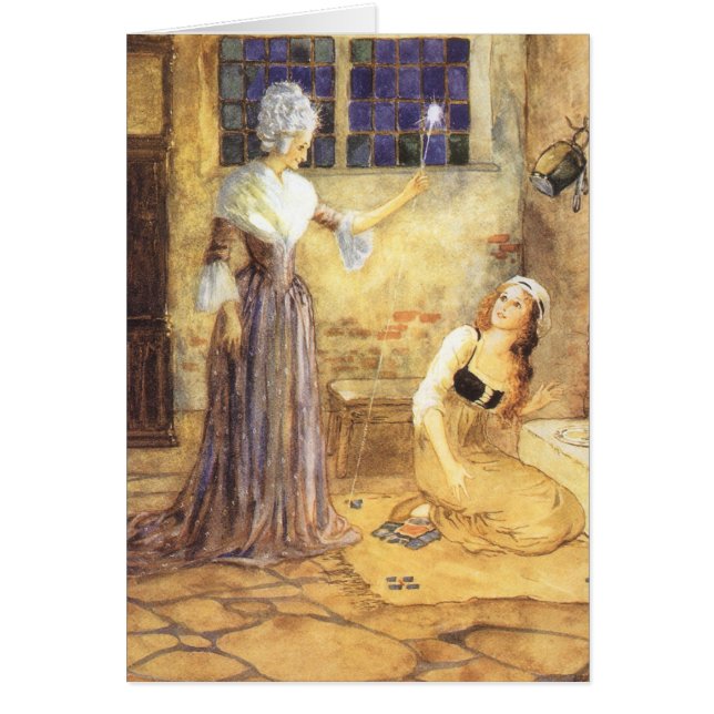 Cendrillon de conte de fée vintage avec Fairy Gomè (Devant)