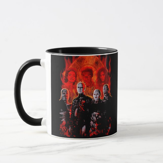 Cenobites Horror Art Mug – Dark Gothic Tribute (Left)