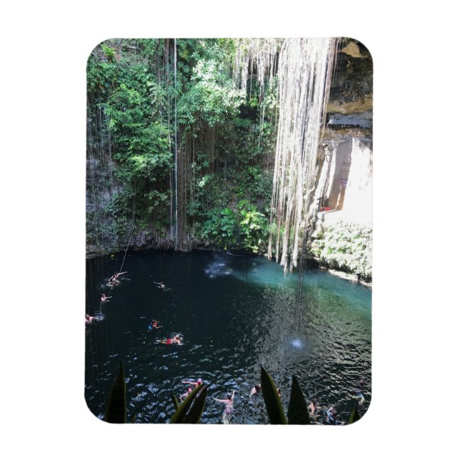 Cenote Bleu Sacré, Ik Kil, Mexique #2 Magnet photo (Vertical)
