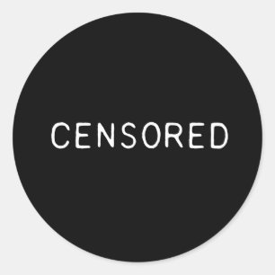 censored sticker