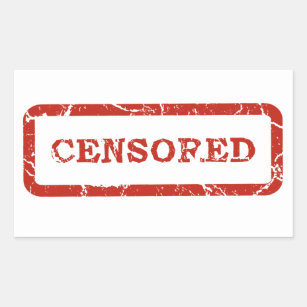 Censored Stickers Zazzle Ca