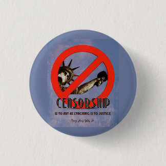 Censorship 1 Inch Round Button
